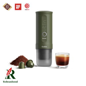 OutIn Nano Portable Espresso Machine – Forest Green