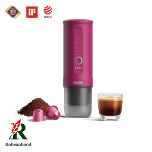 OutIn Nano Portable Espresso Machine – Fuchsia Pink
