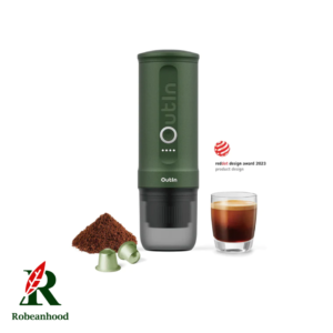 Outin Nano Portable Espresso Machine (Forest Green)