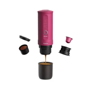 OutIn Nano Portable Espresso Machine – Fuchsia Pink