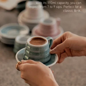 Loveramics – 110ml Ibrik Coffee Cup & Saucer