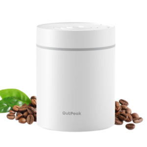 Outpeak Smart Electric Coffee Canister – Pearl White