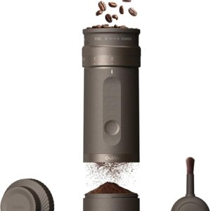 OutIn Fino Portable Electric Coffee Grinder – Tundra Brown